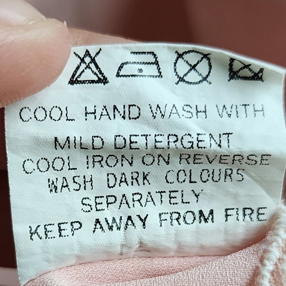 Tobi Pink Open Sleeve Lace Blouse Size Medium - Picture 8 of 16